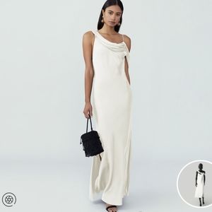 Fame and Partners Francois Dress in White Ivory size 4 NWT